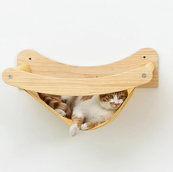 Plus Size Cat Hammock for Large Cats Wall Mounting Cat Shelves and Perches for Climbing and Sleeping Bed