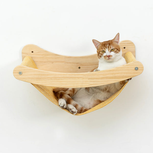 Plus Size Cat Hammock for Large Cats Wall Mounting Cat Shelves and Perches for Climbing and Sleeping Bed