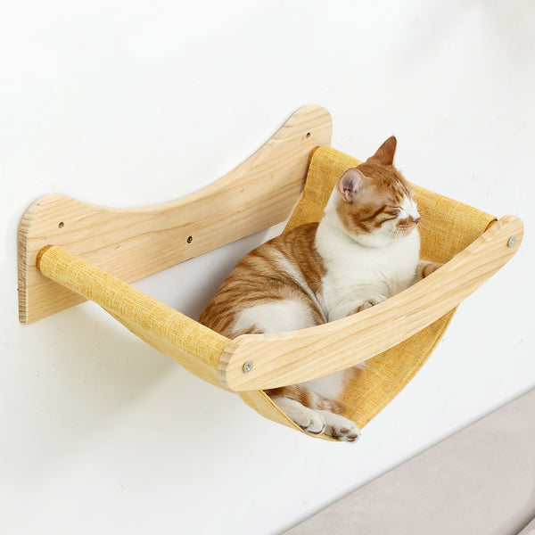 Plus Size Cat Hammock for Large Cats Wall Mounting Cat Shelves and Perches for Climbing and Sleeping Bed